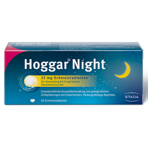 HOGGAR Night 25 mg Schmelztabletten